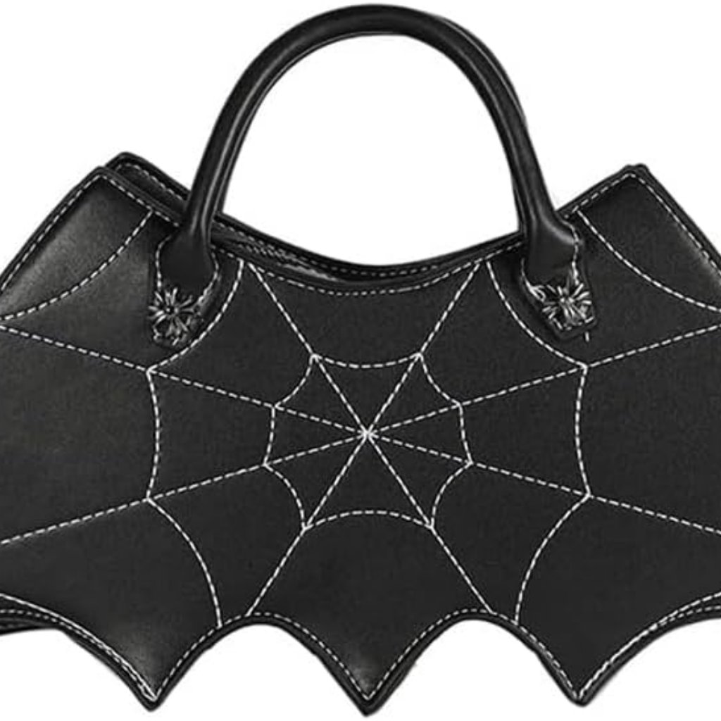 Women Bat Wing Crossbody Bag Goth Punk Fashion Handbag For Girl Gothic Shoulder